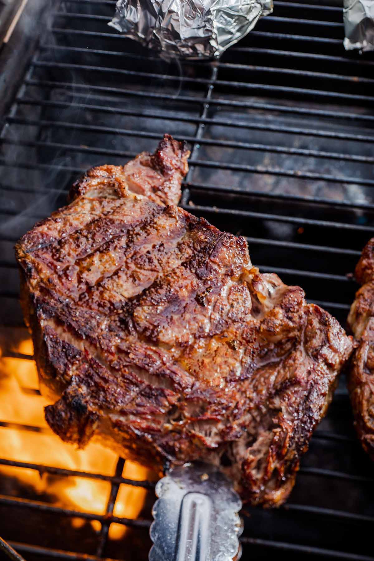 Grilling Ribeye Steak