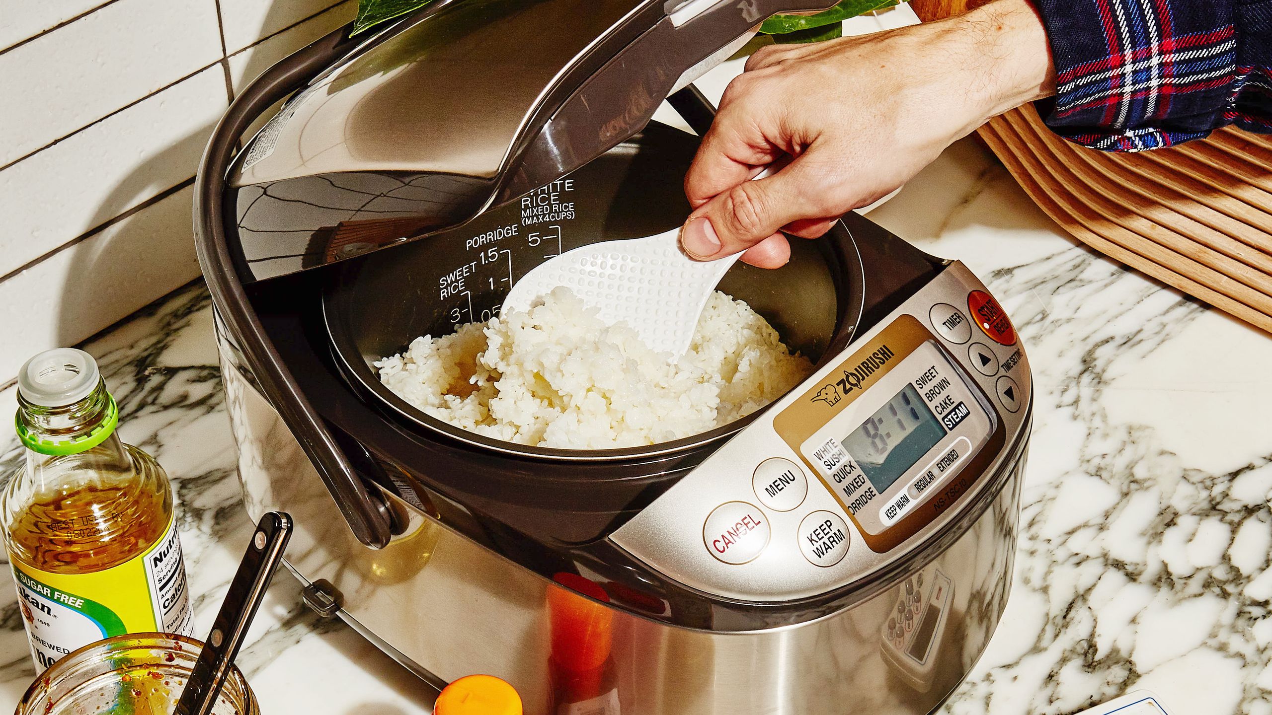 Cooking Rice with a Rice Cooker