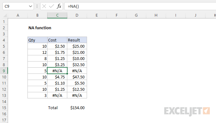 Age Formula in Excel