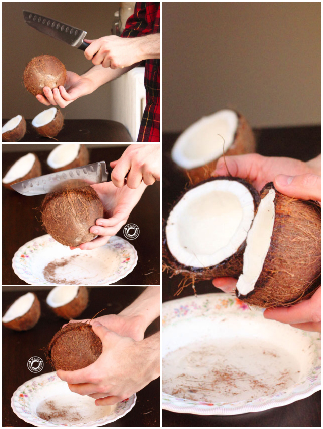 How to crack a coconut