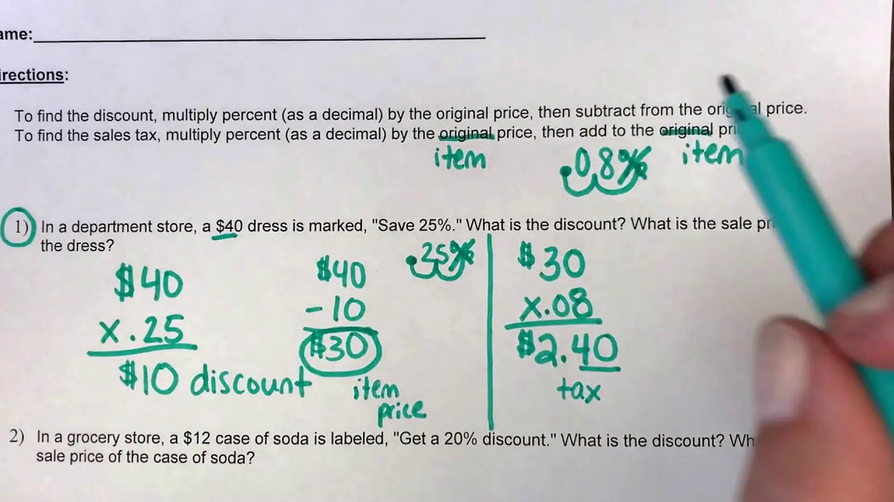 Tax Calculation Visual