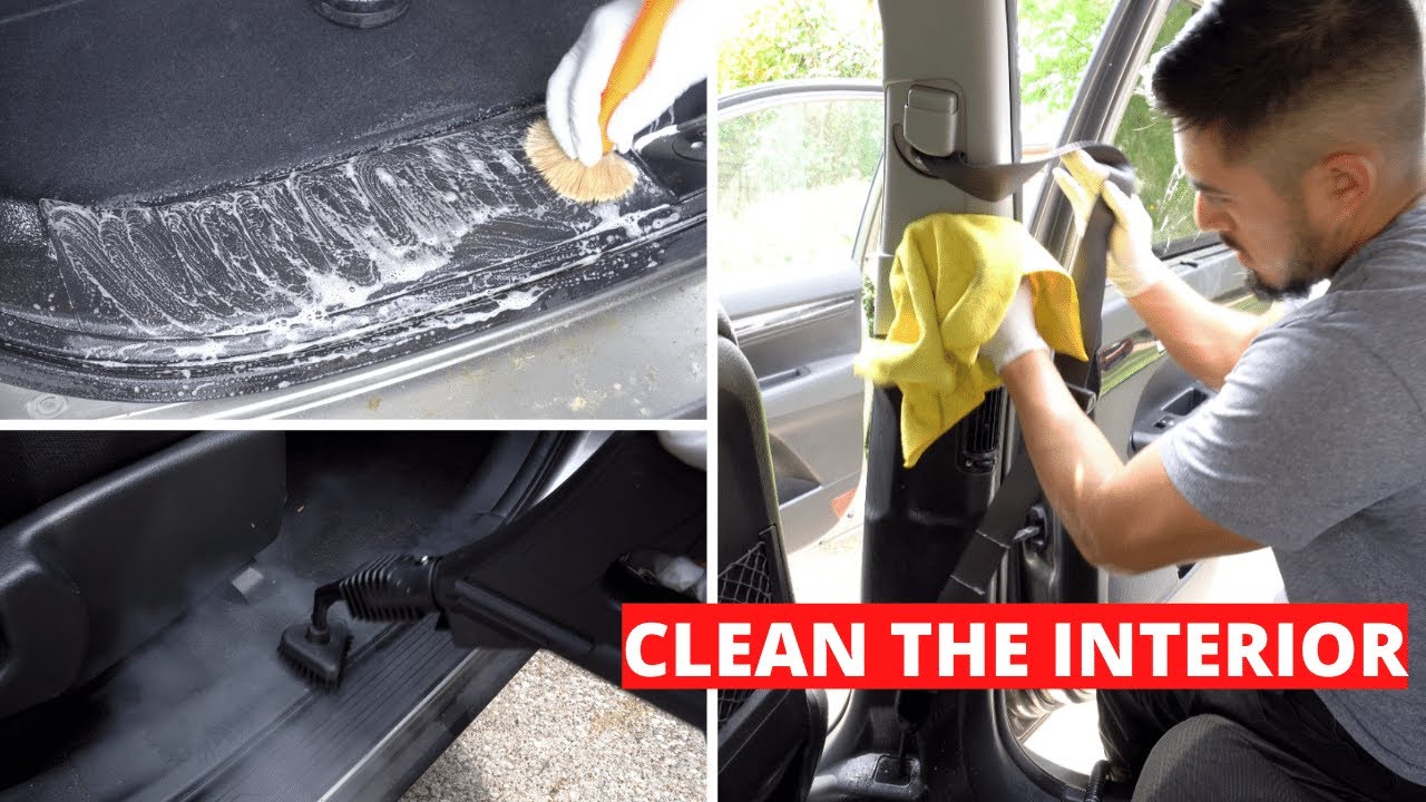 Cleaning Car Interior