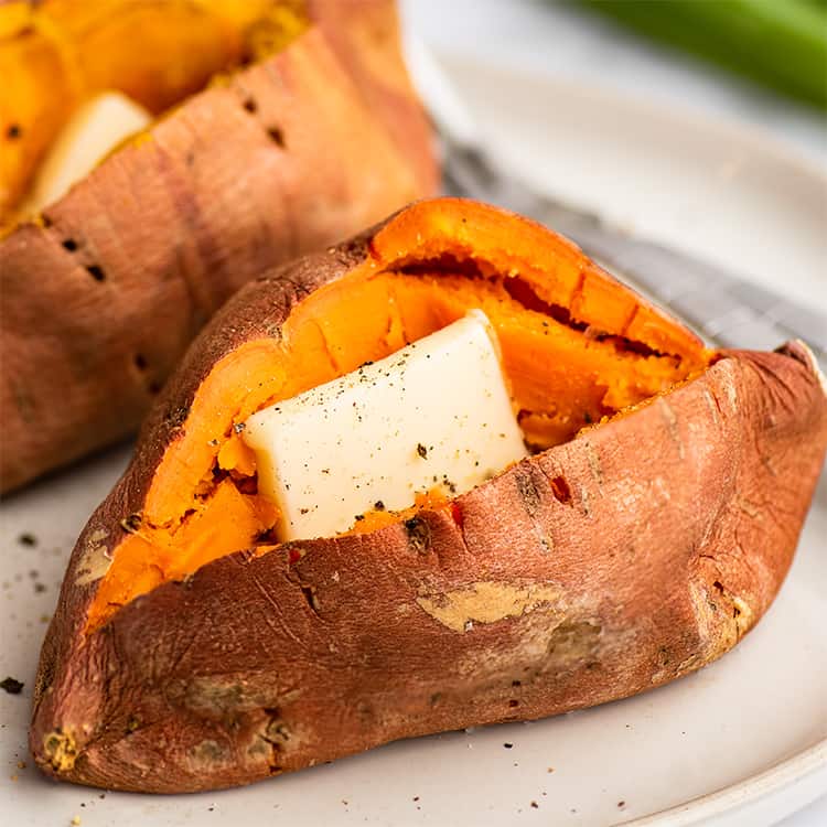 Microwave Sweet Potato Ready to Enjoy